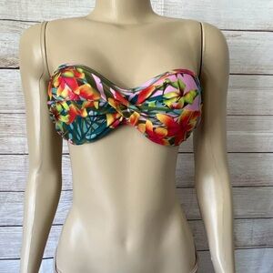 Aeropostale Women Tropical Bikini Top STRAPS NOT INCLUDED Size M